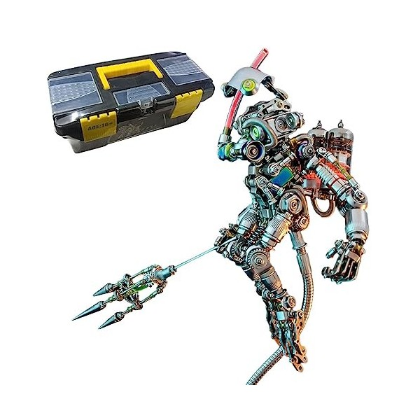 JoyMate Puzzle 3D en métal pour adulte - Petit dragon 3D - Jouet Steampunk - Décoration - Cadeau pour lui, homme et papa