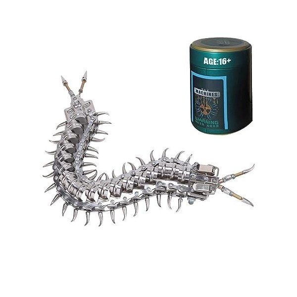 JoyMate Puzzle 3D en métal pour adulte - Petit dragon 3D - Jouet Steampunk - Décoration - Cadeau pour lui, homme et papa