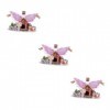 Totority 3 Pièces Maison de Puzzle de noël Puzzle Jouets éducatifs pour Enfants Les Jouets denfants des modèles énigmes Puzz