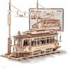 ROKR Tram Puzzle 3D en Bois, Maquette en Bois a Construire pour Adulte,Idée de Cadeau de Décoration de Bureau LK801 