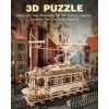 ROBOTIME Puzzle 3D en Bois pour Adultes - Tramway Classique de la Ville, Kit de Maquette dengrenage de Construction, Décorat
