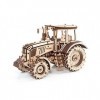 EWA Eco-Wood-Art - Tractor BELARUS-2022 - Puzzle 3D mécanique en Bois - Casse-tête pour Adolescents et Adultes -à Monter soi-