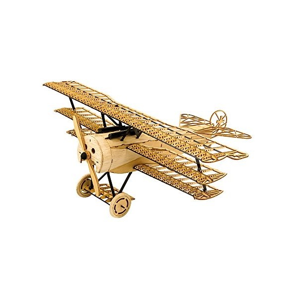 Puzzle en Bois 3D Bricolage Fokker-DRI Woodcraft modèle Avions, Kits de Coupe en Bois en Bois de balsa découpage au Laser pou