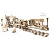 UGEARS Ligne de Tramway - Kits de Modèles 3D pour Adultes à Construire - Puzzles en Bois 3D - Kit de Modèles de Tramway - Kit