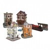 Puzzle 3D Harry Potter - Pack 2 en 1, Puzzle Harry Potter Train Express et Set Ruelle, Maquette Harry Potter, Puzzle 3D Enfan