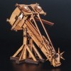 YAQUMW Mini Baliste Romaine Lanceur de Missiles Europe Chariot de Siège Médiéval en Bois DIY 3D Puzzles Modèle Kits Projets S