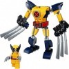 Lego Lot de 4 figurines : 76202 Wolverine Mech, 76203 Iron Man Mech, 76204 Black Panther Mech & 30443 Spider-Mans
