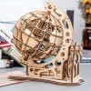 ZUJI ZUJI Puzzle 3D en Bois Jue de Construction DIY Rotatif Globe Terrestre 3D Jigsaw Puzzle pour Enfants et Adultes