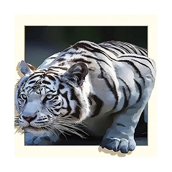 GBPR Puzzle Adulte 1500 Pièces Puzzle 3D Tigre 3D Éducatif de Soulagement du Stress pour Adultes Enfants Puzzles Jouets Cadea