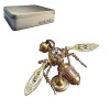 GOUX Puzzle 3D - Puzzle 3D - Abeille - Puzzle 3D en métal - Pour adultes - Modèle 3D - Cadeau dornement DIY - Avec 158 pièce