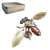 GOUX Puzzle 3D - Puzzle 3D - Abeille - Puzzle 3D en métal - Pour adultes - Modèle 3D - Cadeau dornement DIY - Avec 158 pièce