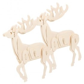 Abaodam 10 Pièces Modèle DAssemblage Manuel Planche De Puzzle De Maternelle Animaux DÂge Préscolaire Jouets pour Enfants Pu