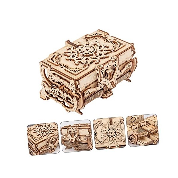 Abaodam 1 Pc Modèle De Transmission Casse-tête 3D Puzzles 3D Manuel Jouet Cadeaux De Mécanicien Fournitures pour La Maison Pe