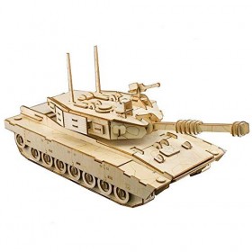 CFmoshu Puzzle 3D Char de Combat Principal M1 Puzzle pour Enfants Et Adultes Artisanat Modèle Kits Jouets pour Modèle Dassem