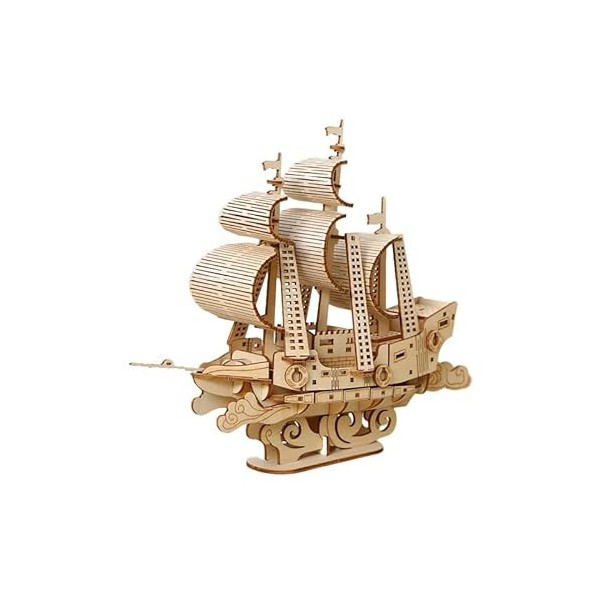 KaAfaL Puzzles 3D Kit de modèle de Bateau Pirate Cadeau for garçons Filles Adultes Lors de la fête des mères/Anniversaire/Sai