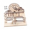 Totority 4 Ensembles Puzzle Balle en Bois Casse-tête 3D Piste De Marbre Bricolage pour Adultes Puzzle en Bois Dassemblage 3D