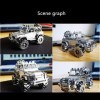 Healthyfanrong Kits de modèles métalliques 3D pour Adultes - Puzzle 3D en métal pour véhicules Tout-Terrain DIY pour Adultes