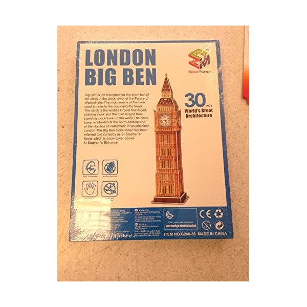 Legler - 2019669 - Puzzle 3D - Big Ben