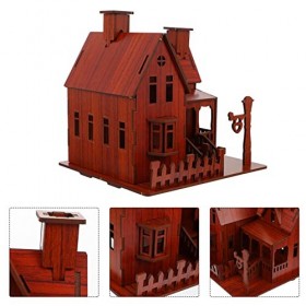 ibasenice 3 Pièces Casse-tête Maison 3D Puzzle pour Enfants Puzzles De Construction 3D Kit De Construction De Modèle De Brico