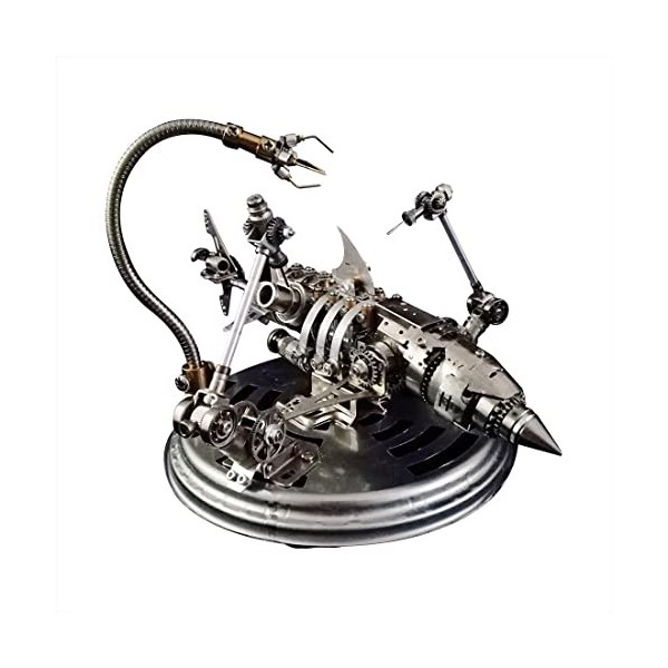 JoyMate Puzzle 3D en métal pour adulte, hippocampe 3D en métal, jouet décoratif Steampunk, cadeau pour lui, homme, papa, 100 