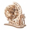 KINTRADE 3D Globe en Bois Puzzle DIY Mécanique Mécanisme Dentraînement Modèle Transmission Gear Rotation Assemblage Décorati