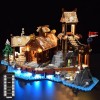 THEGO Kit déclairage LED pour Lego 21343 Viking Village - Modèle Lego non inclus - Version RC