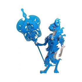 JEBU Kit de modèle 3D en métal pour adultes, puzzle 3D en métal à faire soi-même, modèle de chat, 63 pièces, puzzle 3D steamp