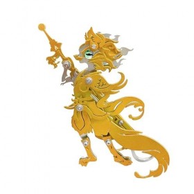 JEBU Kit de modèle 3D en métal pour adultes, puzzle 3D en métal à faire soi-même, modèle de chat, 76 pièces, puzzle 3D steamp