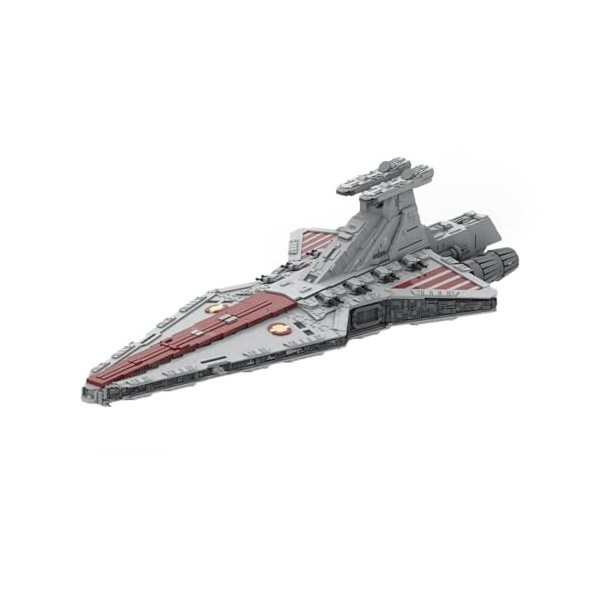 WUBA Blocs de construction destructeur Sci-Fi Space War Venator Class Star - Kit de construction - Navire de guerre spatial -