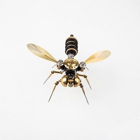 Mamey Puzzle 3D en Metal Mécanique Abeille Maquette avec Outils, 90 Pièces DIY Steampunk Insect 3D Metal Model Kit Métallique