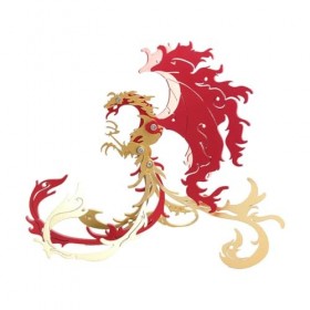 RULZ Lot de 28 puzzles 3D en métal Punk Animal pour enfants et adultes DIY Mythique Bête Suzaku Modèle de montage Jouet créat