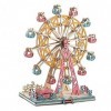 CFmoshu 3D Modèle en Bois Modèle De Grande Roue Heureux 3D Jigsaw Puzzle Jue De Construction pour Enfants Et Adultes Cadeaux 