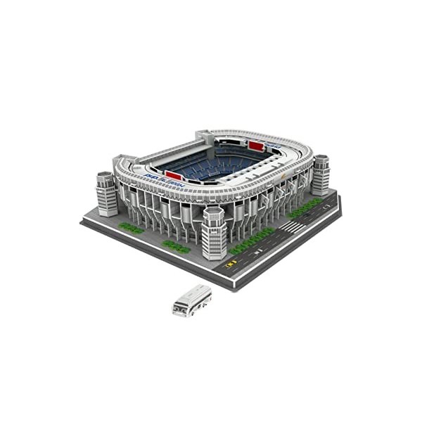 Wumudidi Puzzle du Real Madrid Football Club, Bernabeu Stadium DIY Model, Champions League 3D Stadium Puzzle, Gift Fan Real M