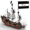 Explorers MOC-134441 Bateau pirate médiéval Briques de construction Modèle bateau navire kits de jouets de construction, cade