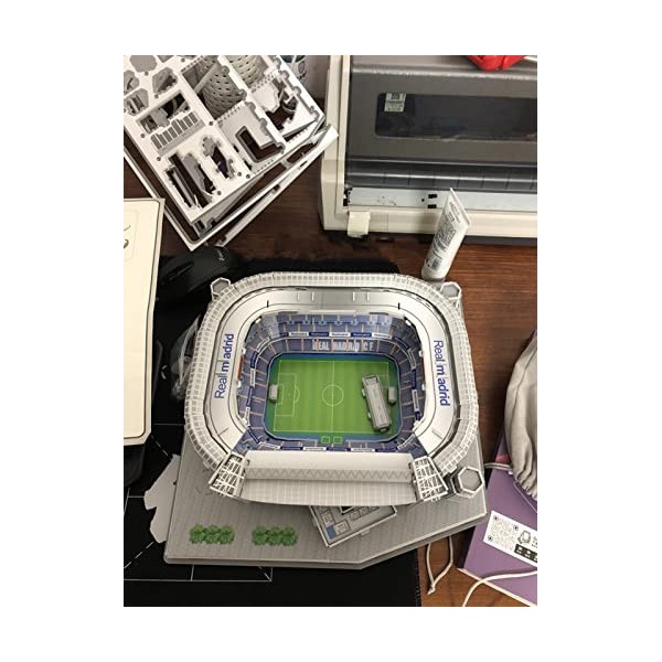 Wumudidi Puzzle du Real Madrid Football Club, Bernabeu Stadium DIY Model, Champions League 3D Stadium Puzzle, Gift Fan Real M