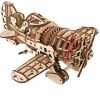 UGEARS Mécanique Maquette Avion Bois - Frelon Fou - Vintage Modèle Avion Légendaire des années 1930 Puzzle Bois 3D avec Moteu