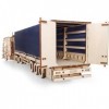 EWA Eco-Wood-Art- Trailer for Road King Tilt , Naturel, Bleu Foncé