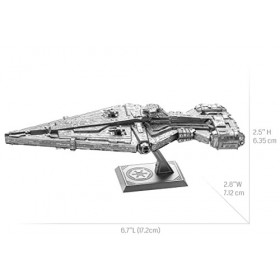 Metal Earth Fascinations ICX233 - Kit de construction en métal - Star Wars Imperial Light Cruiser - Kit de construction 3D dé