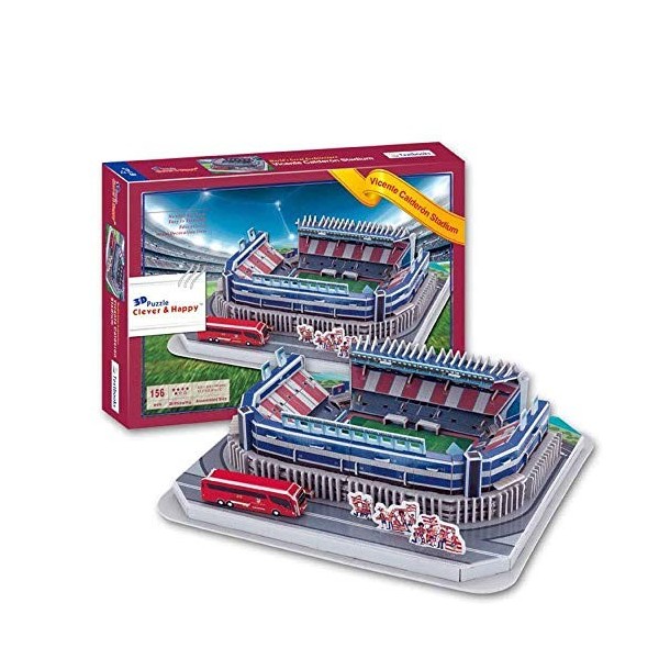 WAN Modèle de Puzzle de Sports 3D, modèle de Stade de Sport Sportif de Stade Sportif 14.9 Pouces X10.1 Pouces X3 Pouces 