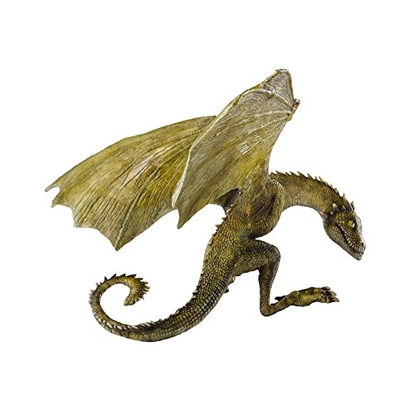 The Noble Collection Game of Thrones Rhaegal Baby Dragon - 4.5in 11cm Hand Painted Dragon Sculpture - Officially Licensed T