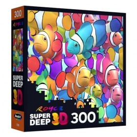 Cra-Z-Art - RoseArt - Super Deep 3D - Poisson clown magique - Puzzle 300 pièces
