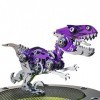 Metalkitor Casse-tête 3D en métal pour adultes, kit de modèle de dinosaure Velociraptor – Ornement à faire soi-même – Assembl