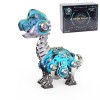 DUZU Puzzle en métal 3D pour adultes - Dinosaure DIY - En métal - Modèle 3D - Puzzle 3D - 160 pièces - Découpe laser 3D - Mod