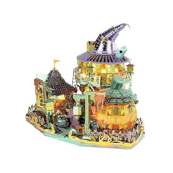 Puzzles 3D en Métal - Maison De Citrouille - Kit De Bricolage - Jouets - Puzzle 3D pour Adolescents Et Adultes - Modèle Assem