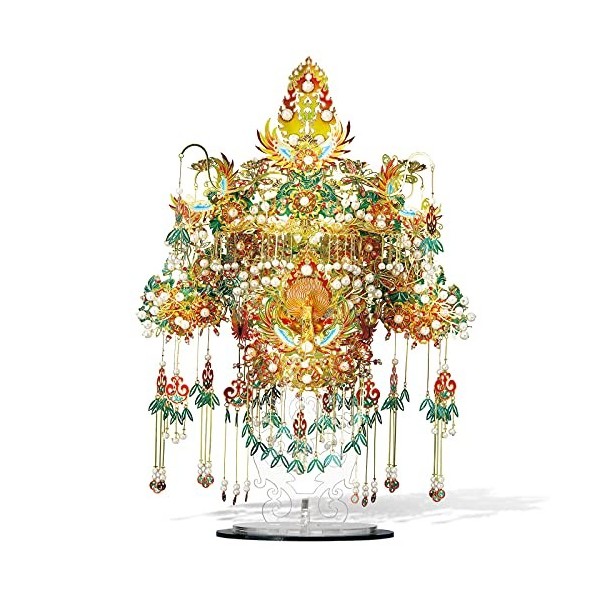 Piececool Kits de modélisme 3D en métal pour adultes – Garuda Coronet Puzzle 3D en métal pour adultes