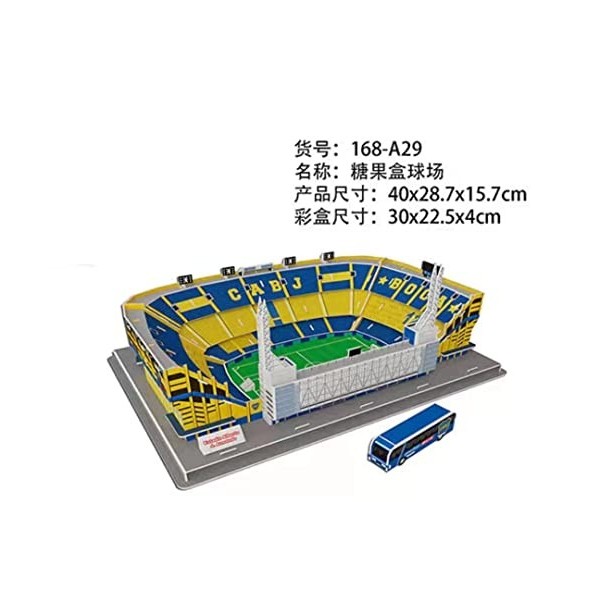 Modèle de jouet de construction à faire soi-même, puzzle 3D, cadeau commémoratif for les fans de football, puzzle du stade Ar