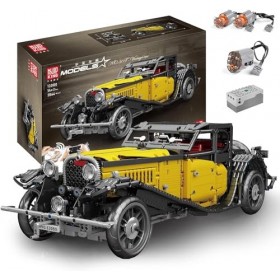 Mold King 13080 Dynamic Edition télécommande Voiture Classique Vintage Bloc de Montage modèle Vintage Car Kit, Tech 3564pcs C