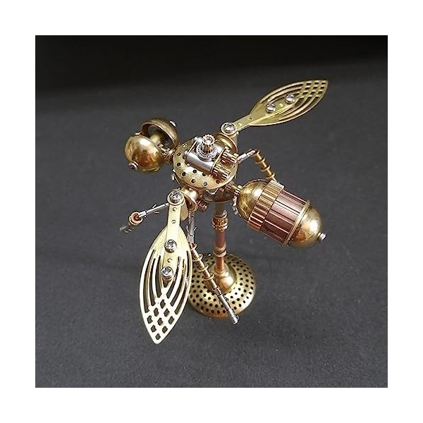 Novaray Puzzle 3D en métal Steampunk, 158 pièces insecte mécanique punk abeille modèle kit de construction, 3D DIY métal modè