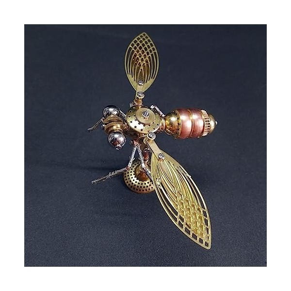 Novaray Puzzle 3D en métal Steampunk - 143 pièces - Insecte mécanique - Punk - Petite mouche - Modèle en métal DIY - Pour adu