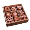 kowaku Puzzle Mind Puzzle Box Finger Challenge 3D Puzzle An Toy Min Set Family Game For Party Favors, 9 pièces Avancé